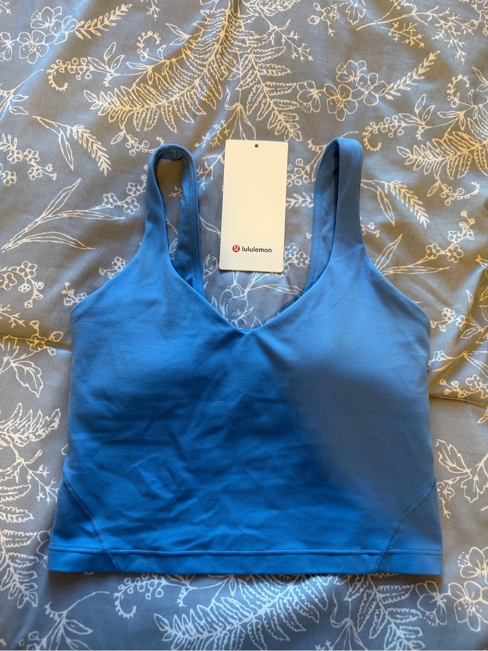 lululemon athletica Blue Scoop Sports Bra Tank